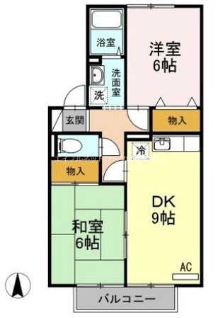 ドミールSの物件間取画像